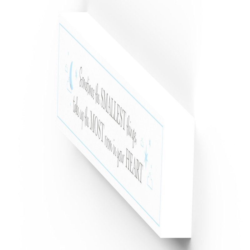 Cumbria Text & Numbers Letter Block, White/Blue
