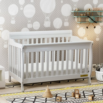 Briney 4 -in-1 Convertible Solid Wood Crib