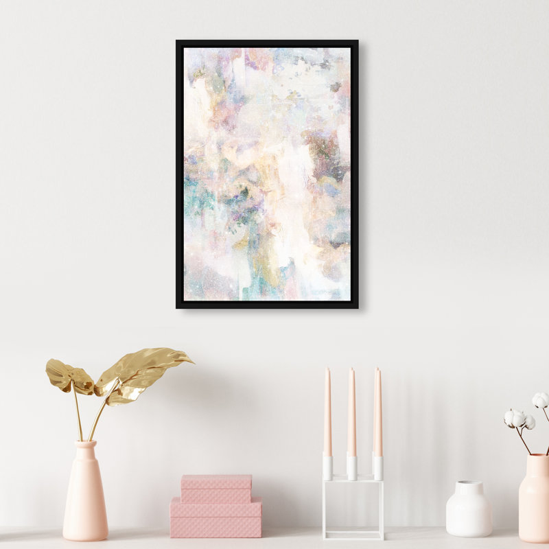 Tonic to Awaken Canvas Abstract Print by Oliver Gal, Black Frame, 10 x 15, 16"H x 11"W, Black Frame