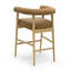 Tabouret de comptoir en cuir Spara-112677287