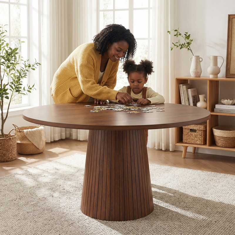 Round Mdf Dining Table
