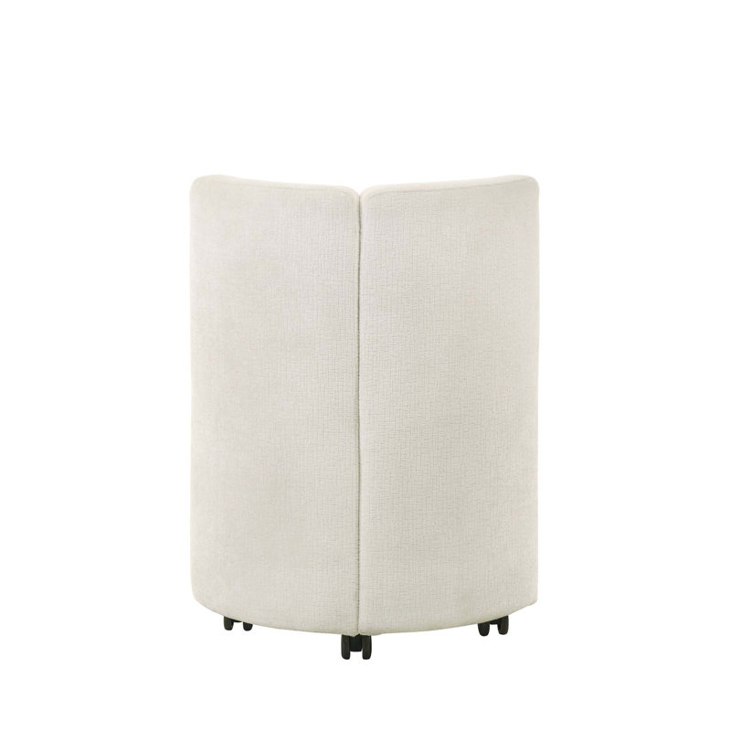 Ensemble de 2 chaises d'appoint en chenille Blayde