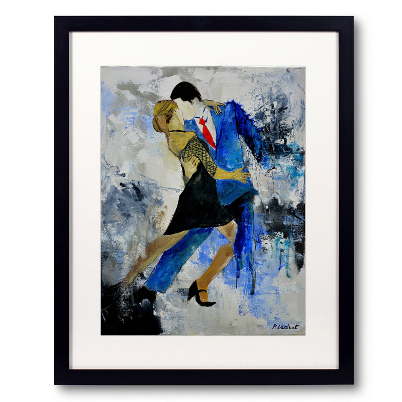 Tango Print by Pol Ledent, Black Framed Paper, 21.25" H x 17.25" W