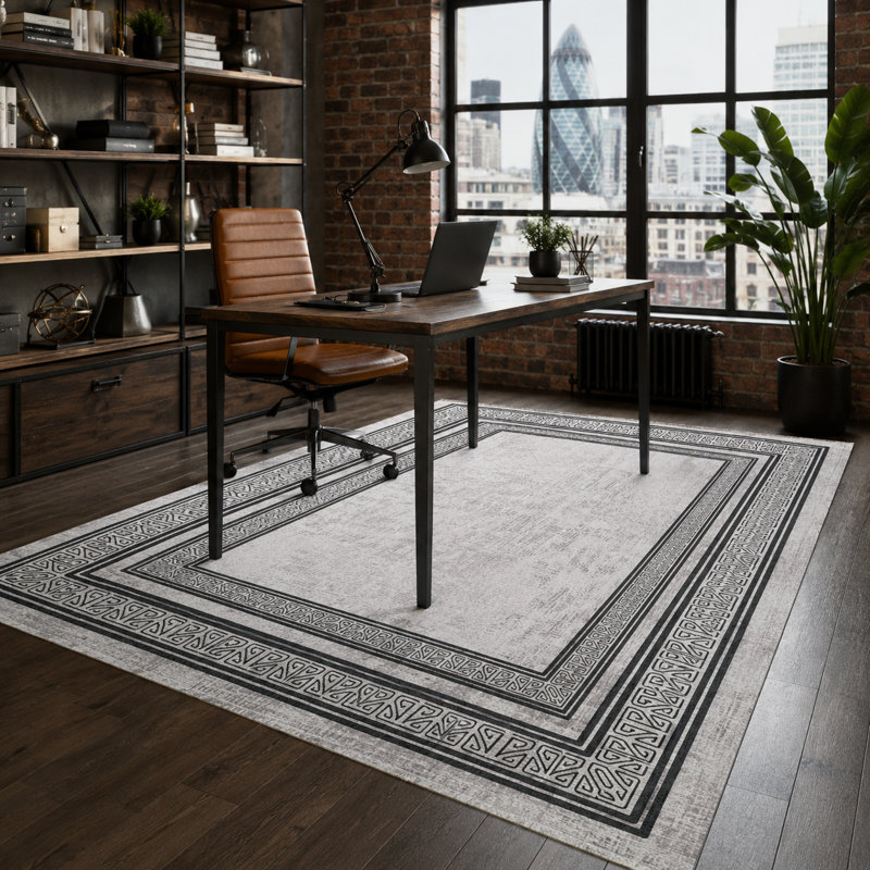 Oriental Cotton and Chenille Flatweave Area Rug, 155 x 230 cm