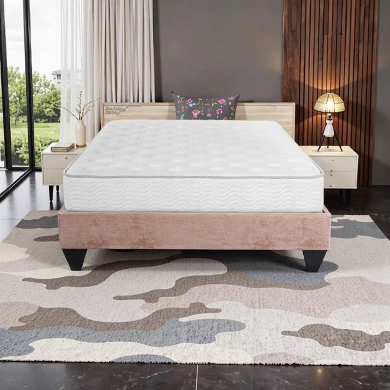 9 Inch Twin XL Pocket Coil Spring Mattress in a Box with Pressure Relief & Low Motion Transfer, White, Extra-long Twin