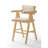 Upholstered Counter Stool with Solid Wood Frame-1282388089