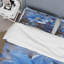Ensemble de housse de couette en microfibre / polyester Blue Flower Cobalt Delight Bedding-1958687278