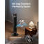 DREO 36 po Ventilateur tour, 8 vitesses, 25 dB silencieux, moteur à courant continu, oscillant à 90 ° avec télécommande en noir