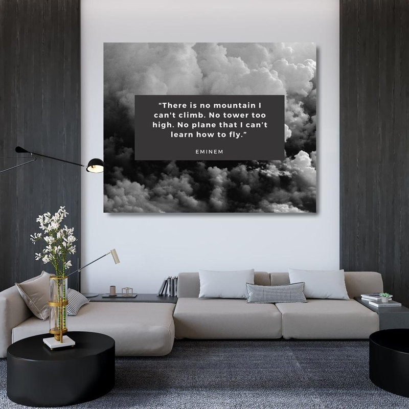 Art sur toile tendue Trinx ArtsyQuotes, H 36 po x l 44 po