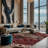 Machine Washable Black Area Rug-1988446761