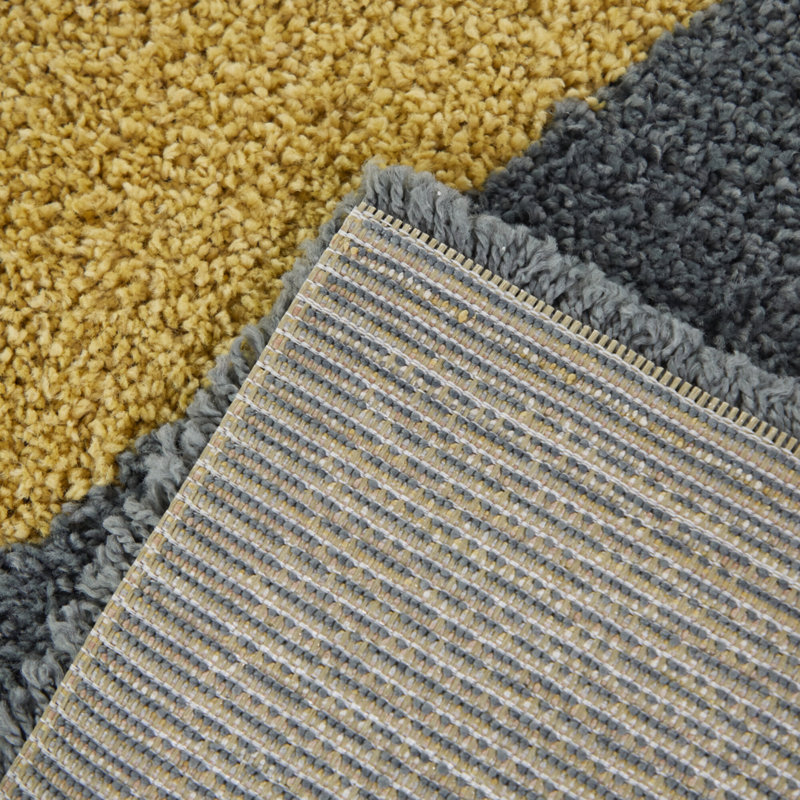Tapis à poils longs Amancia, Tapis de couloir 2 pi 2 po x 7 pi