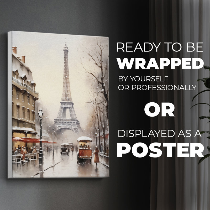 Christmas Holiday Art DLXVII - Impression sur toile seulement - NON CADRE, H 18 po x l 12 po
