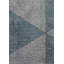 Rapture Silver/Blue Geometric Luxury Area Rug-68901007