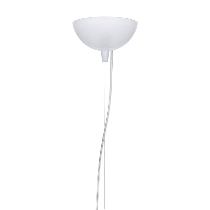 Luminaire suspendu rond Bloom, Cristal transparent, Grand