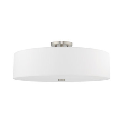 Plafonnier semi-encastré 5 lumières 22 po Flaire
