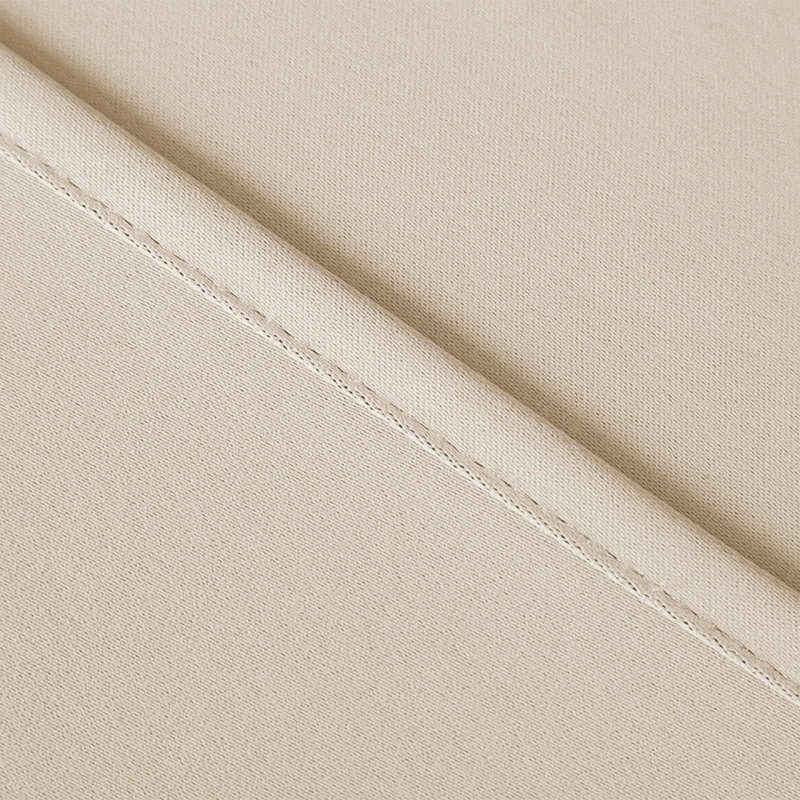 Crisfield Eyelet Blackout Thermal Curtains, 117cm Width X 137cm Height, Cream
