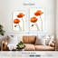 Fleurs de pavot orange Harnek-108364548