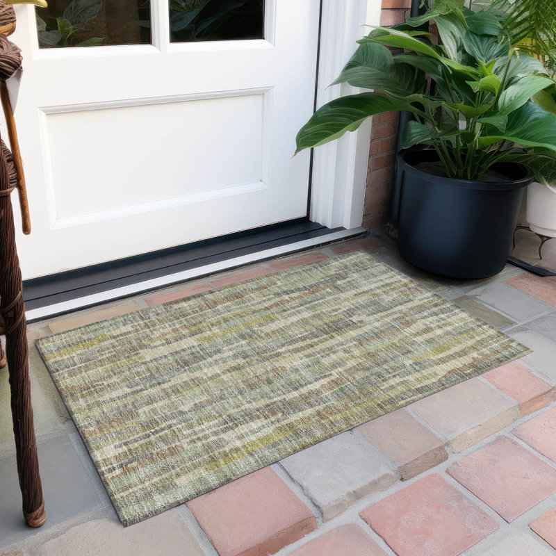 Tapis intérieur / extérieur Christain ACN1314, Rectangle 1 pi 8 po x 2 pi 6 po