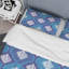 Ensemble de housse de couette à motif ikat bleu à motif tribal-1561171094