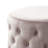 Belon Pinkswivel Ottoman/stool