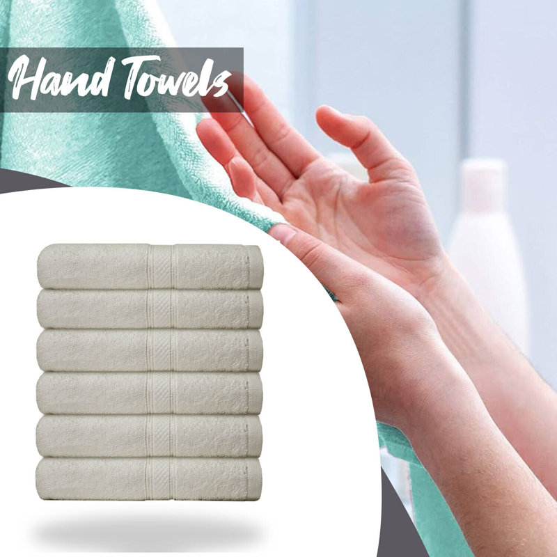 Dezyre Supper Soft Hand Towel, Ivory