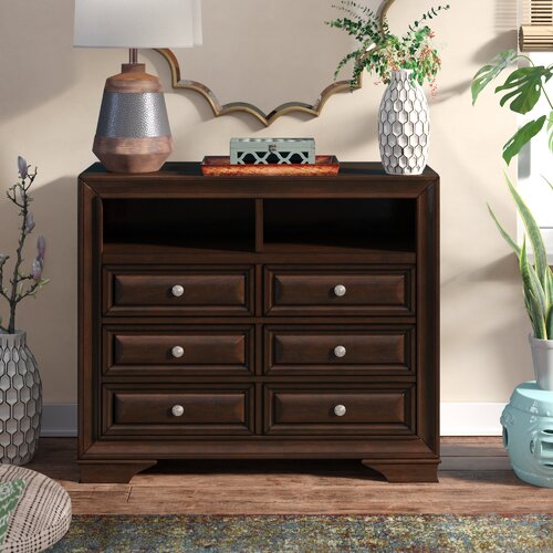 Charlton Home® Perera 6 - Drawer Dresser & Reviews | Wayfair