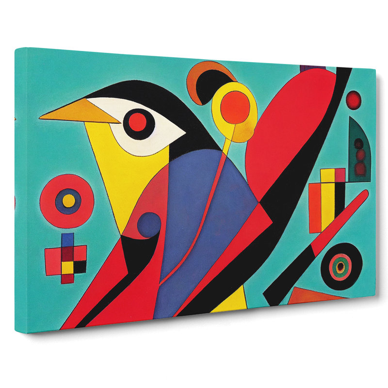Crow Bird Abstract Vol.1 - Wrapped Canvas, 35cm H x 50cm W x 3cm D