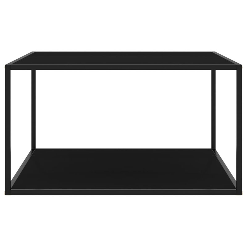 Gai Floor Shelf Coffee Table with Storage, Black