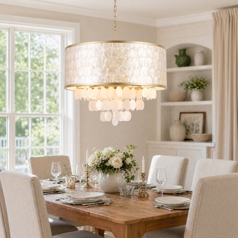 Lustre tambour 24 po Coastal, 24"