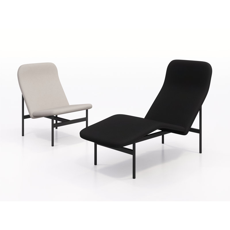 Avalon Chaise Lounge, Black