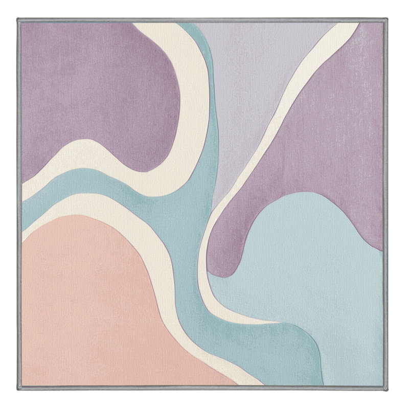Skybound Ripple Rug, Square 6'