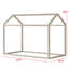 Structure de lit à baldaquin en bois massif pour enfants-110727211-130624861