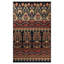 Tapis d'intérieur 100% polypropylène à motif floral abstrait Albata-183615303