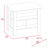 Kitchen Island, Three Concealed Shelves
