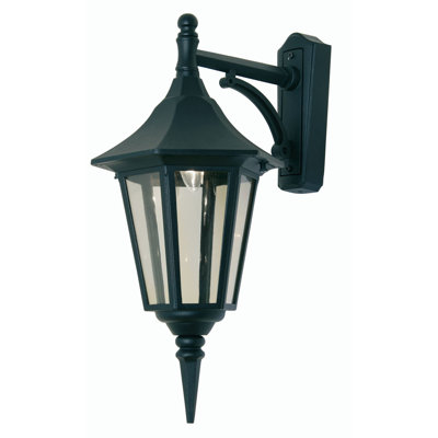 Foran Black 40cm H Outdoor Wall Lantern