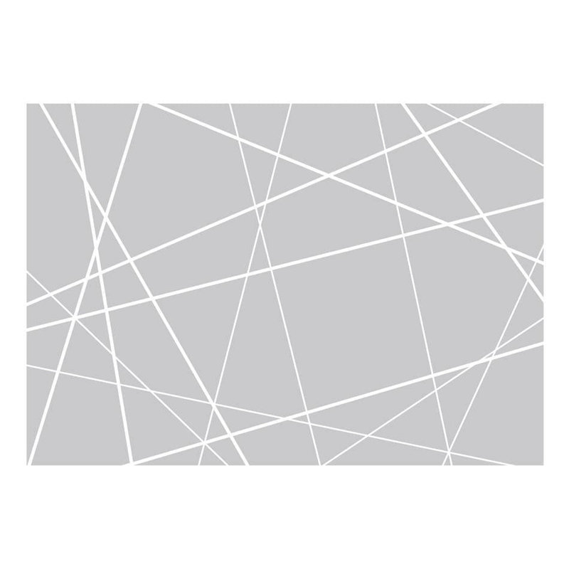 Ammirato Abstract Wall Mural, Gray, 110" L x 157" W