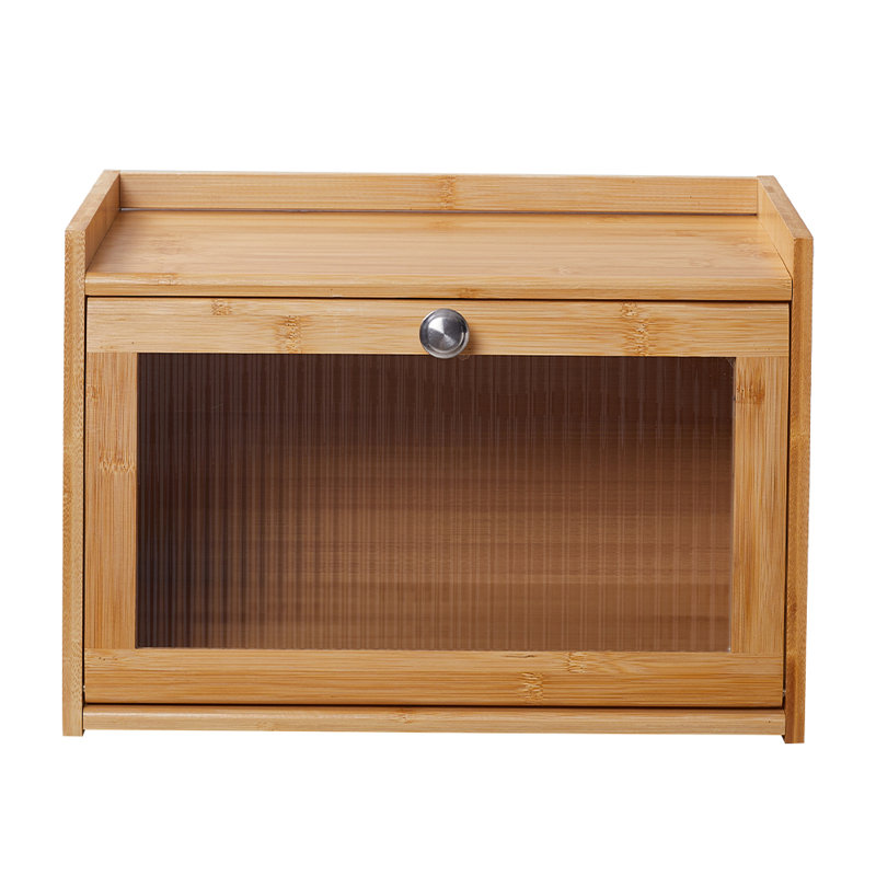 Food Storage Container, Natural Wood