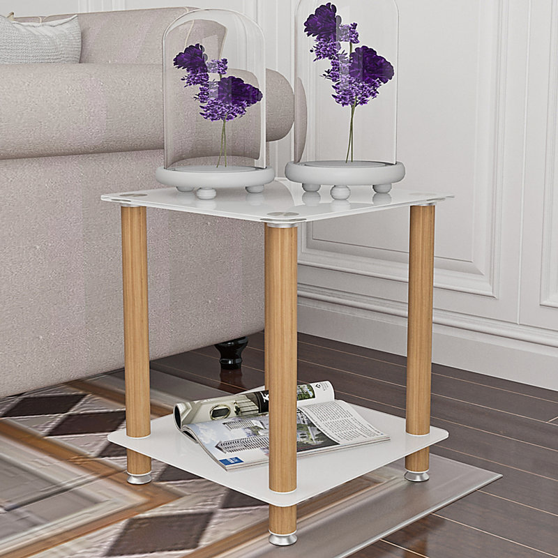 Table d'appoint en verre
