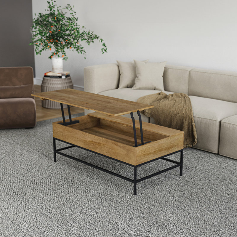 Keriyah Coffee Table, Natural Wood