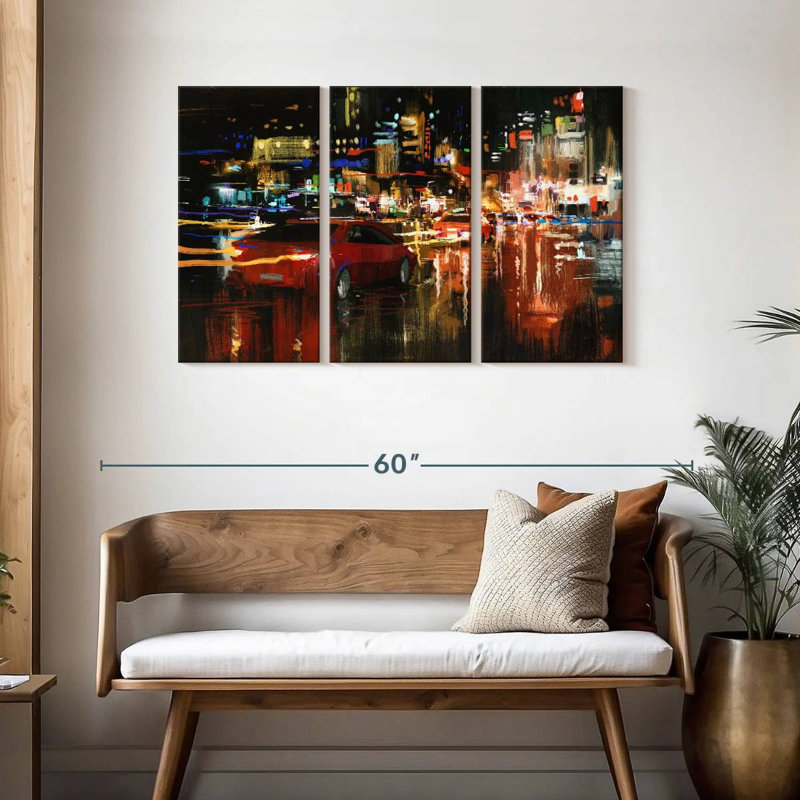 Mehar LA Night Rush, 28" H x 45" W