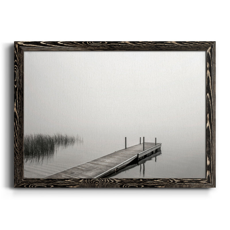 Morning Mist - Photographie de cadre photo sur toile, Noir, H 31,5 po x l 23,5 po x P 1,5 po