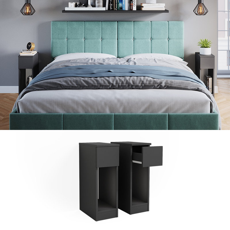 Sharoya 20 cm W Bedside Table