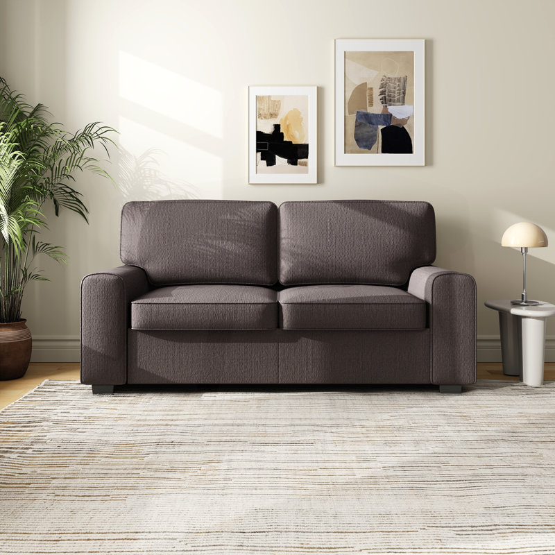 Canapé moderne 69,6 po en chenille, Grey