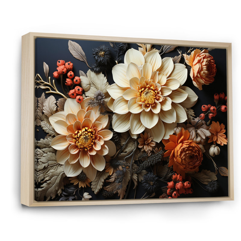 Lyta " Bohemian Art Earthly Delights ", H 16 po x l 32 po x P 1 po, Cadre naturel flottant