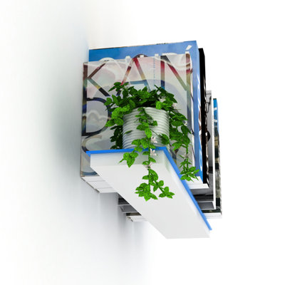 Tablette murale en bois Air Blue