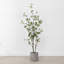 60'' Faux Ficus Tree in Cement Pot