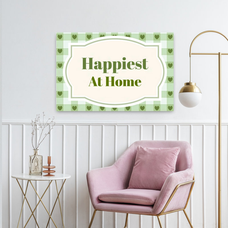 «Happest At Home Classic Elegant Peaceful Architecture», art mural