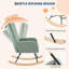 Chaise berçante rembourrée Teddy Teddy-118675050