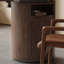 Bureau en bois massif et pierre de forme libre noisette-832206900