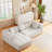 Fully Compressed Modular L-Shaped Sofa Set With Reversible Chaise & Tufted Back-975329314